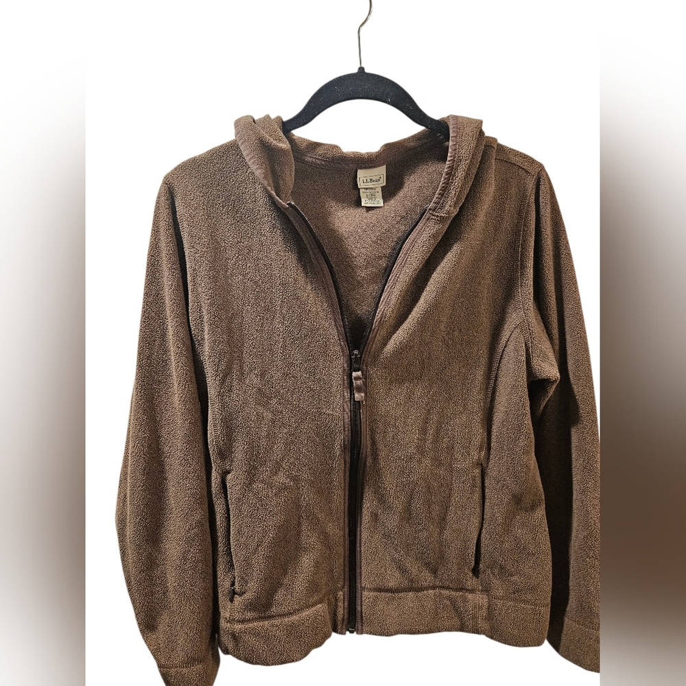 L.L.Bean Brown Full-Zip Hoodie